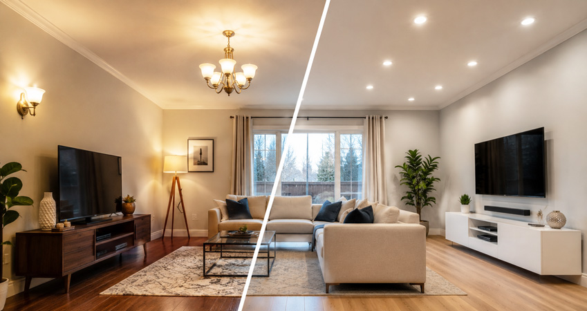 Pot Lights Vs Traditional Lighting